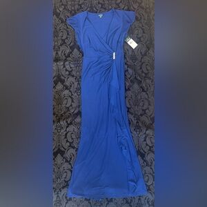 Ralph Lauren Royal Blue Maxi Evening Gown